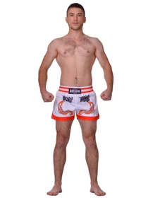 Шорты Berserk Sport модель MuayThaiFighterWhiteSHRT Фото