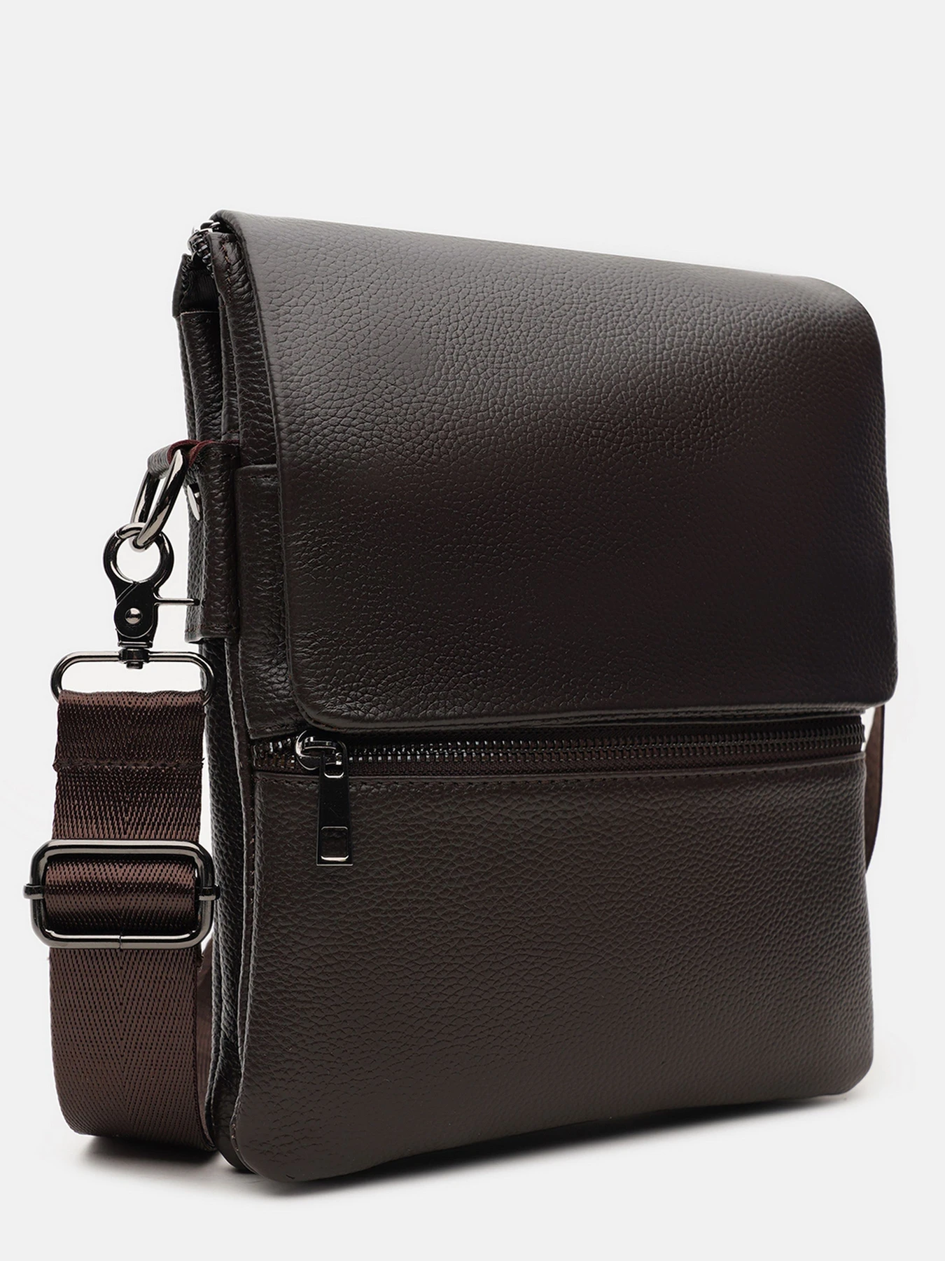 Сумки Borsa Leather модель k12056br-brown Фото