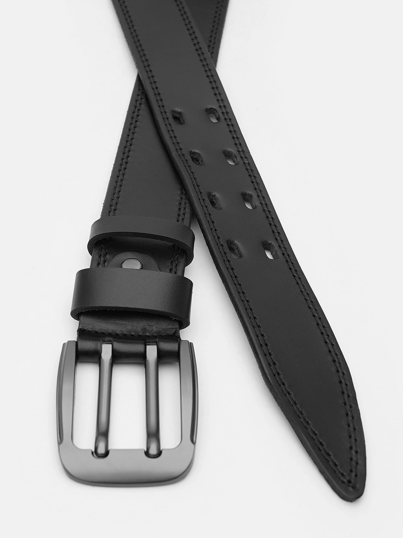 Ремни Borsa Leather модель V1FX27-black Фото