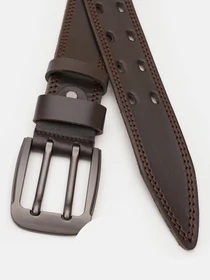 Ремені Borsa Leather модель V1FX28-brown Фото