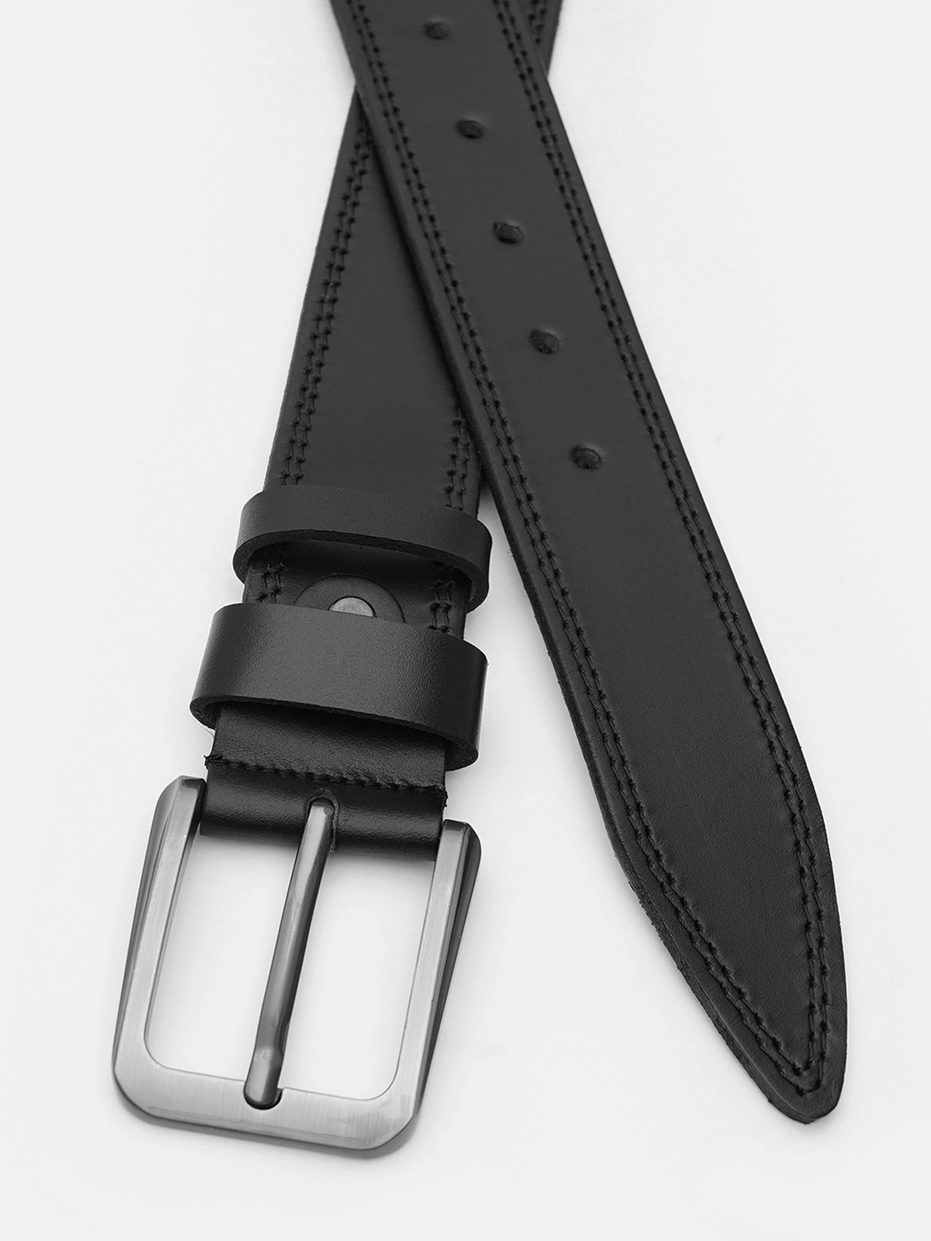 Ремни Borsa Leather модель V1FX29-black Фото