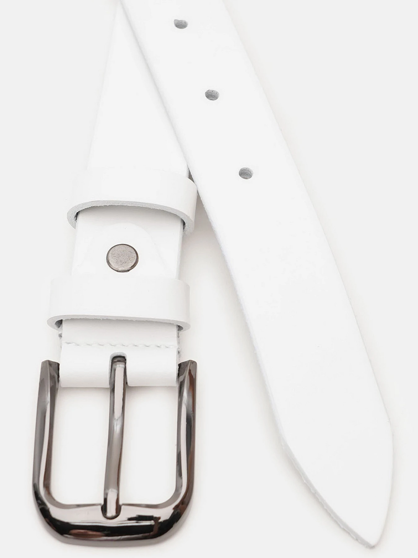 Ремни Borsa Leather модель V1FX34-white Фото