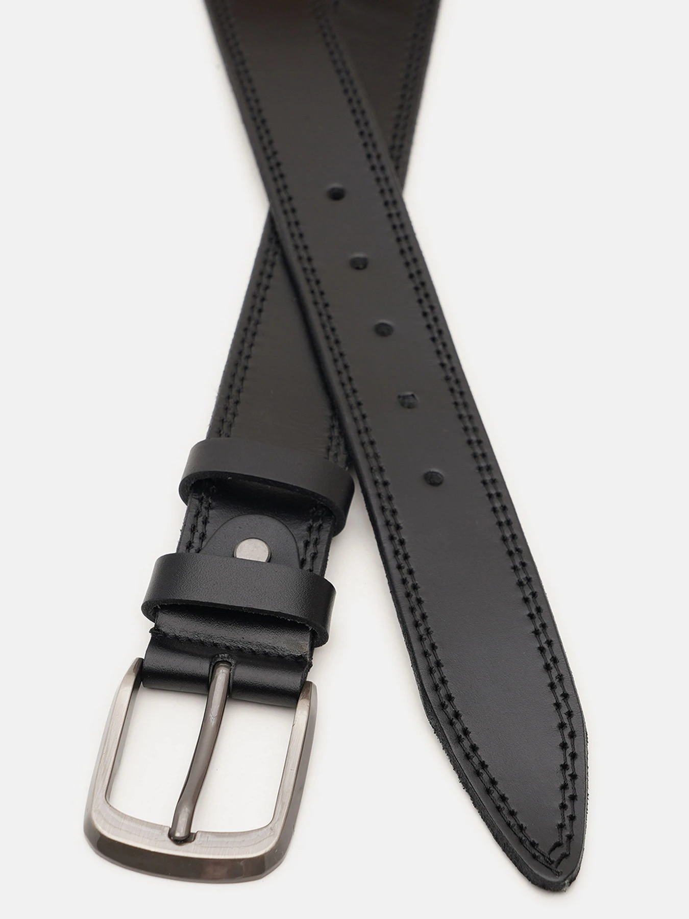 Ремені Borsa Leather модель V1125FX02-black Фото