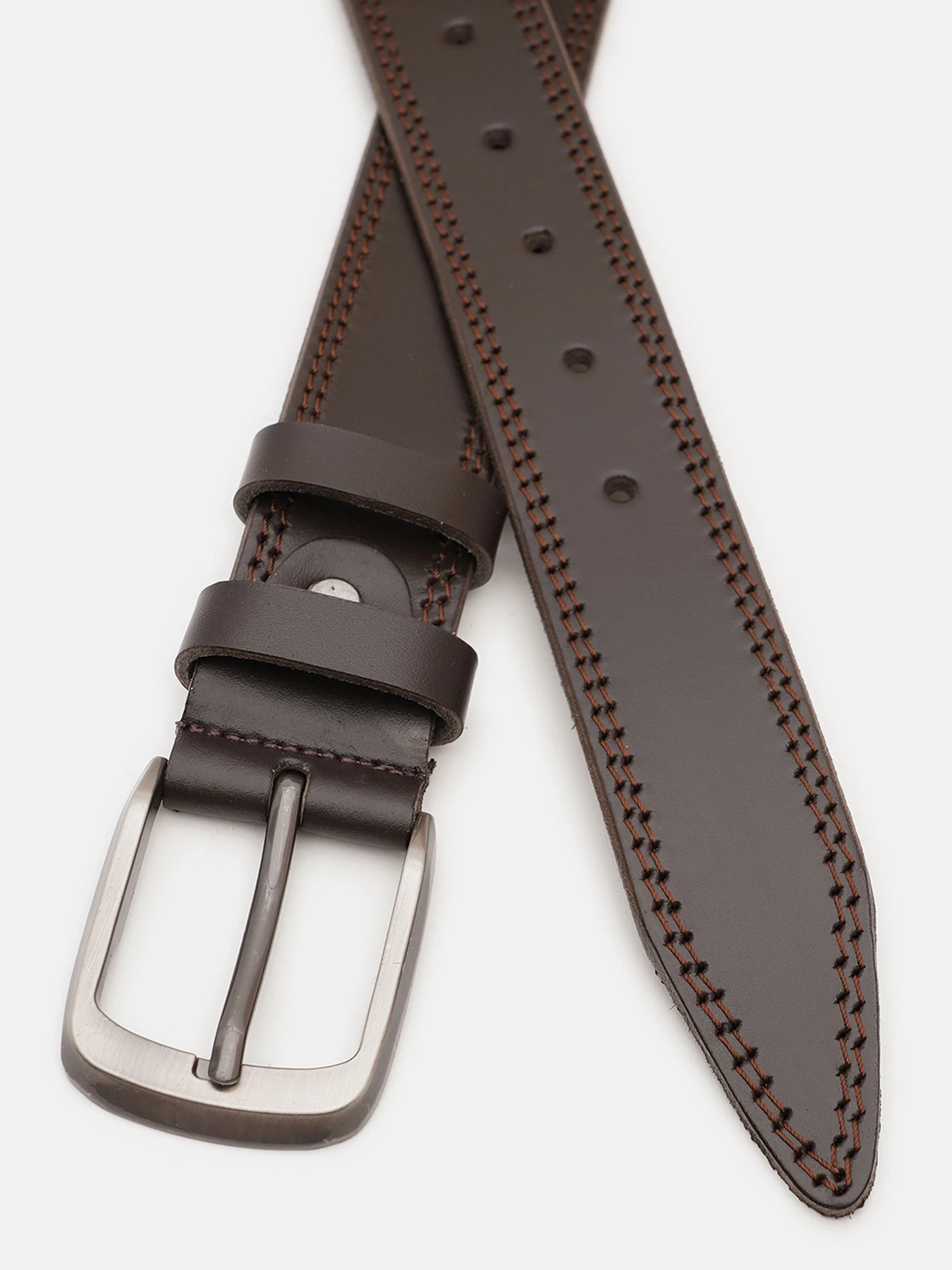 Ремни Borsa Leather модель V1115FX04-brown Фото