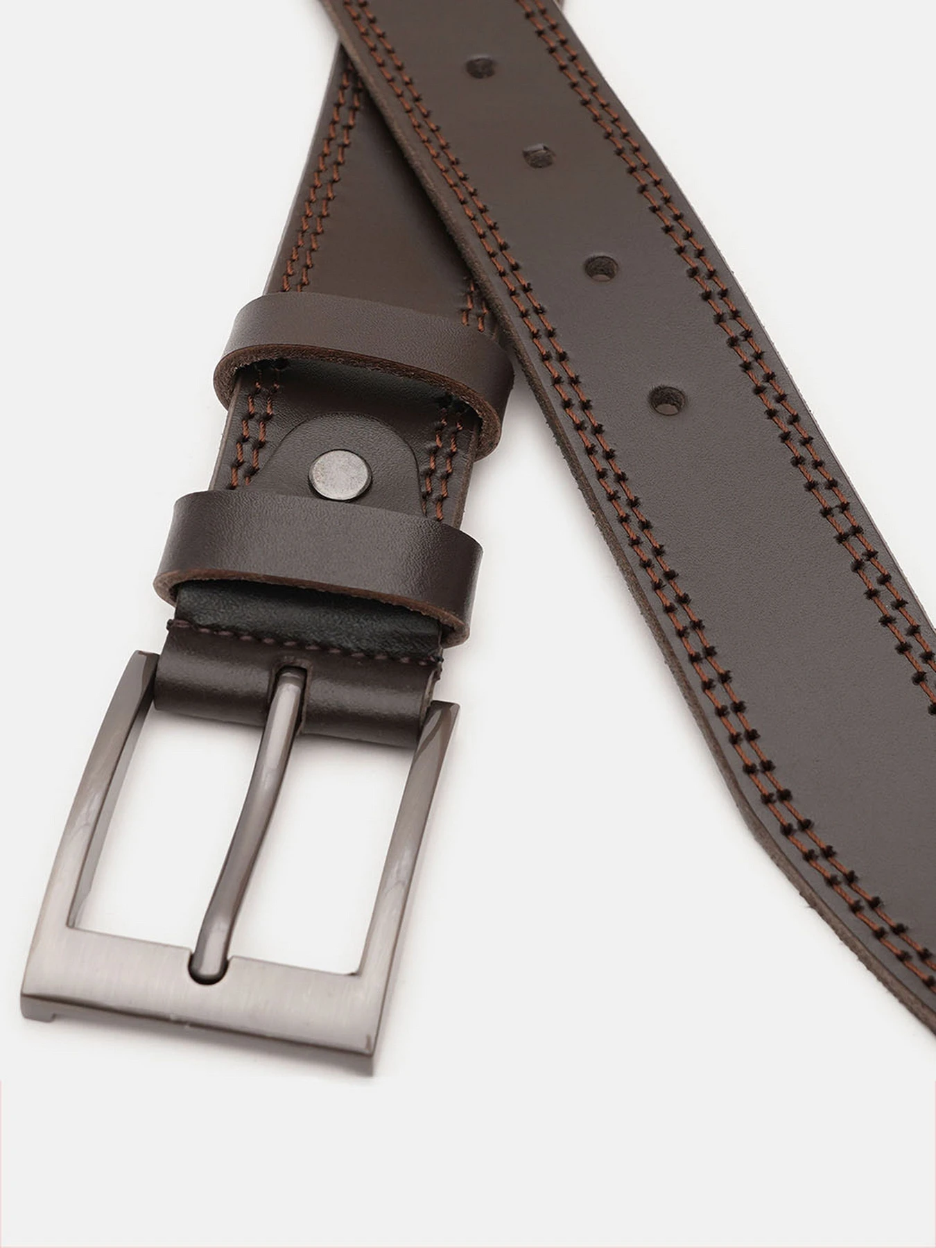 Ремни Borsa Leather модель V1115FX12-brown Фото