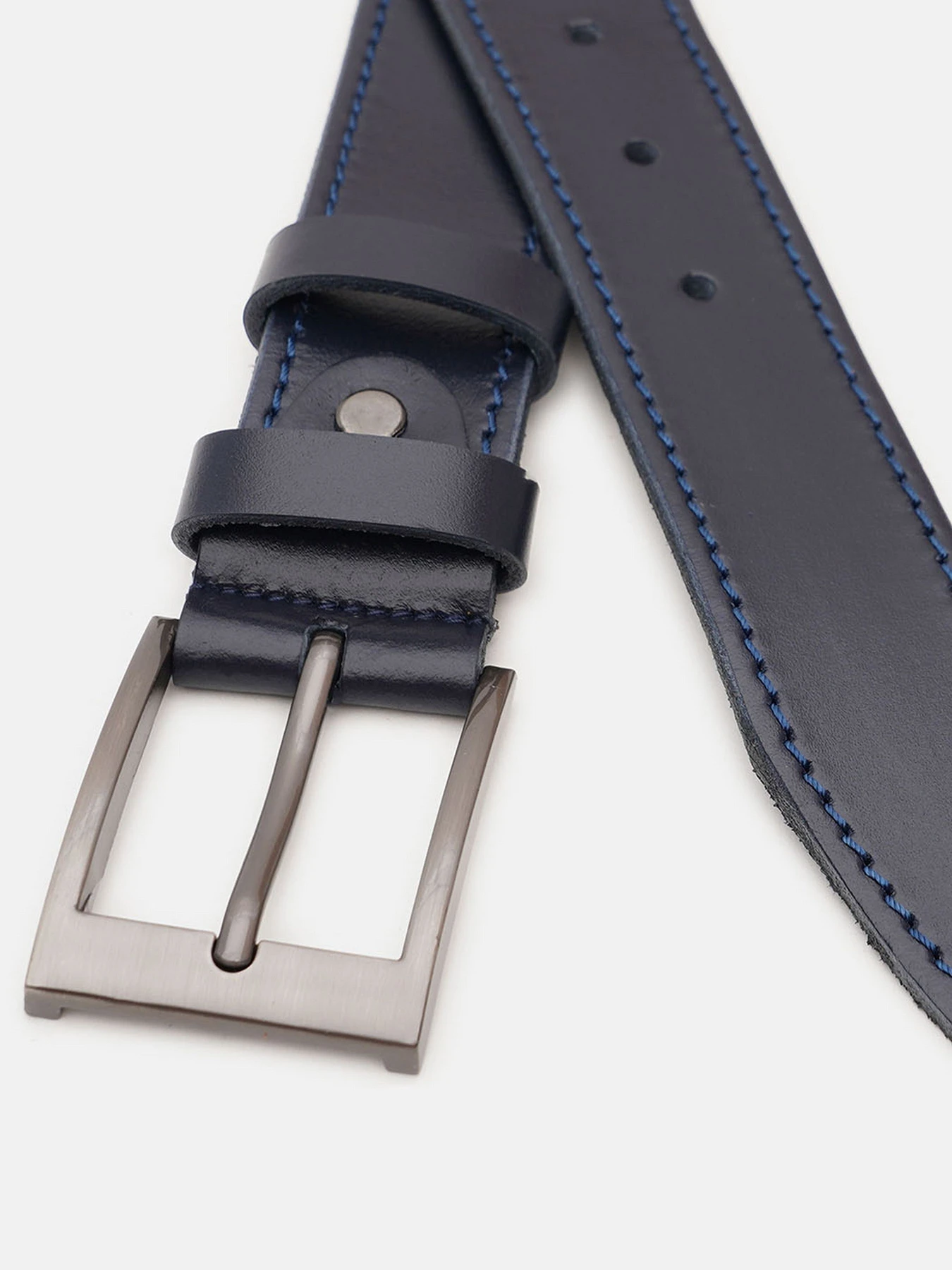 Ремені Borsa Leather модель V1115FX13-navy Фото