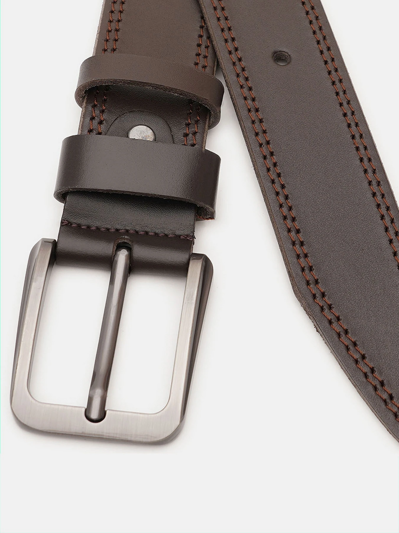 Ремені Borsa Leather модель V1115FX18-brown Фото