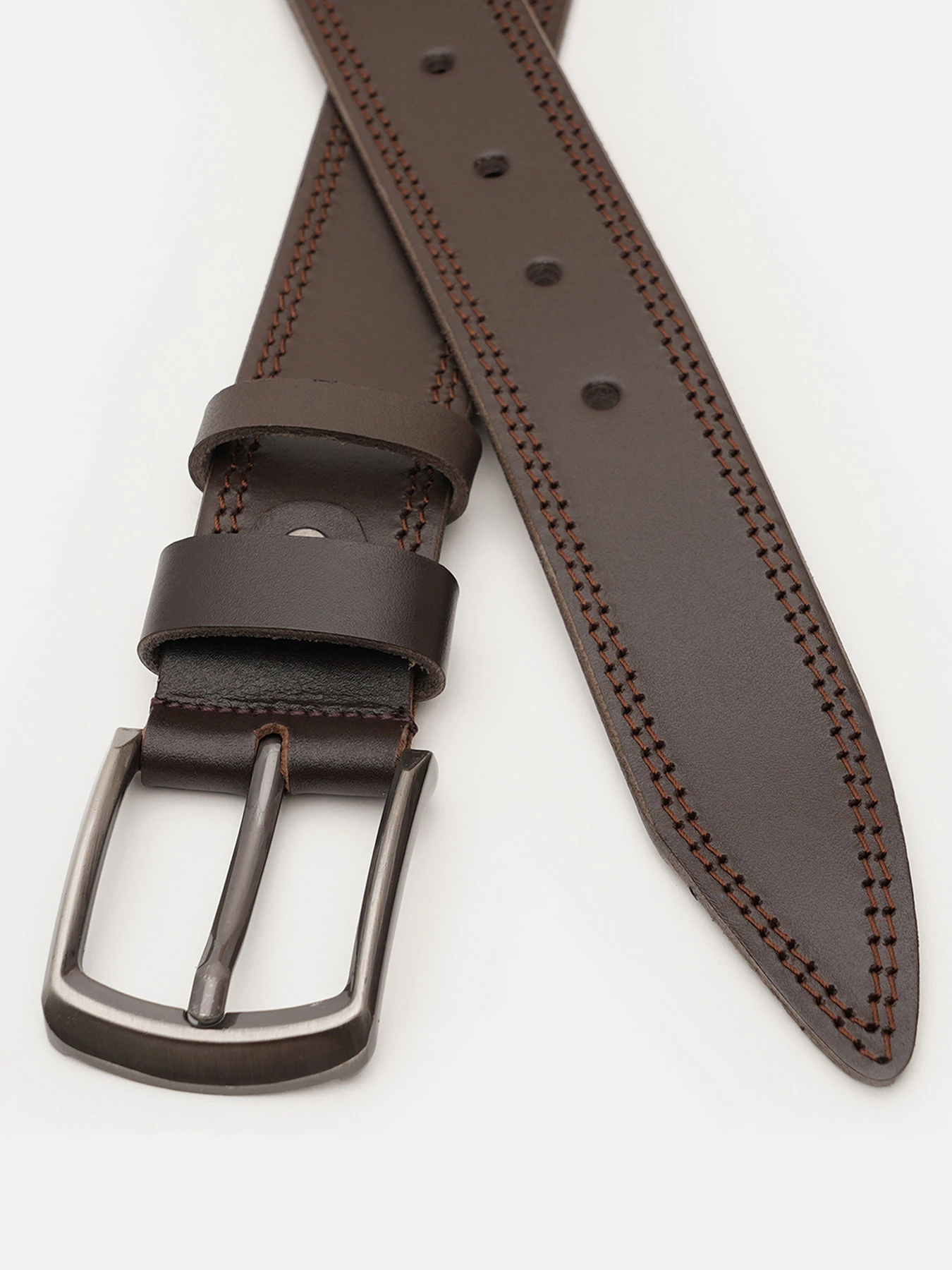 Ремені Borsa Leather модель V1115FX22-brown Фото