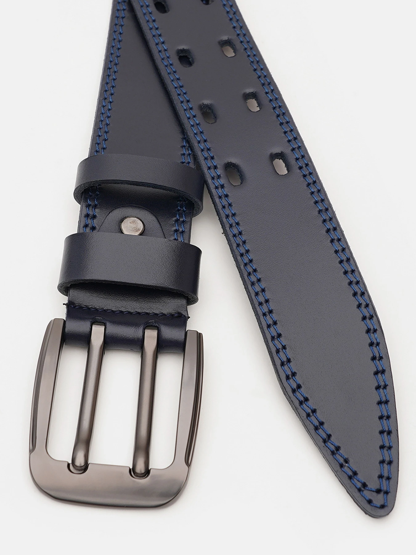 Ремни Borsa Leather модель V1115FX23-navy Фото