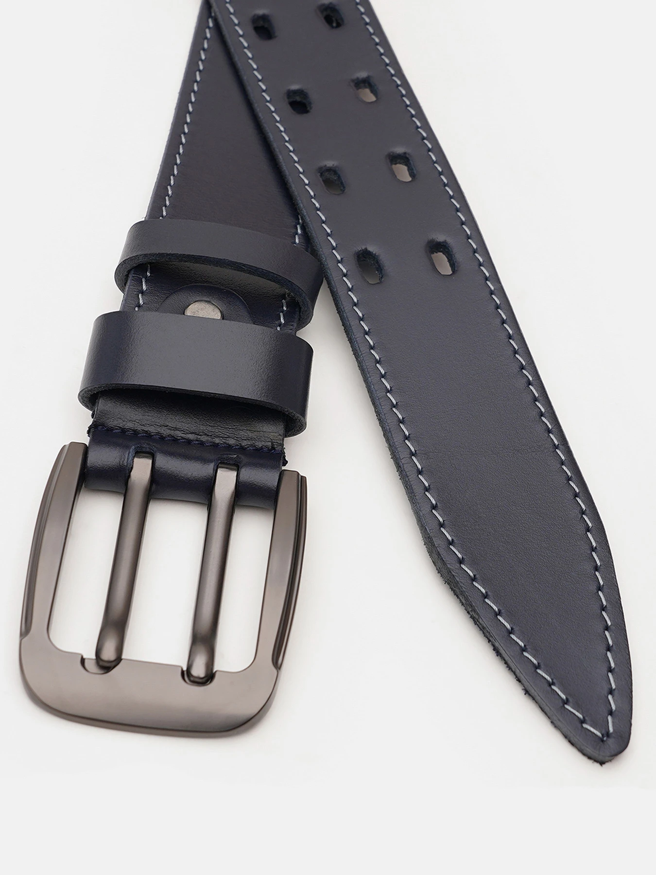 Ремені Borsa Leather модель V1115FX26-navy Фото