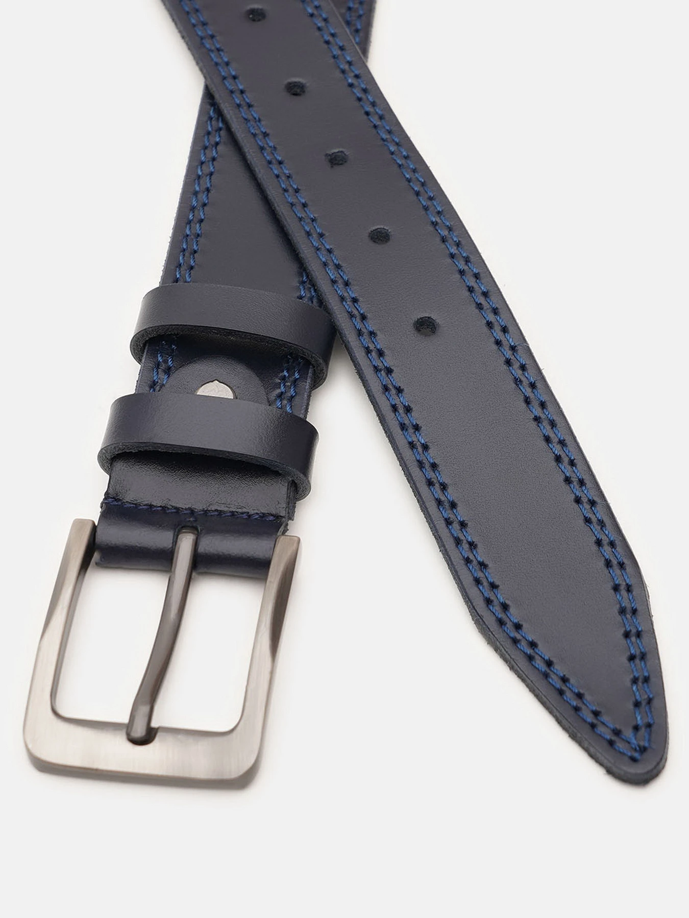Ремені Borsa Leather модель V1115FX42-navy Фото