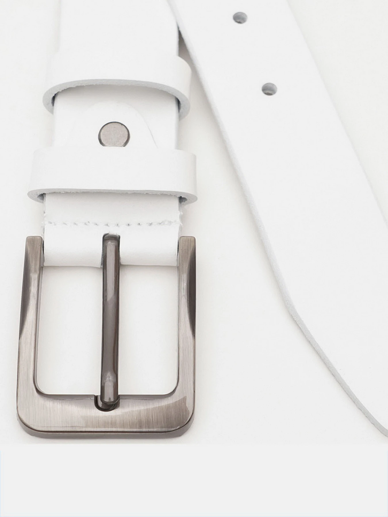 Ремни Borsa Leather модель V1115FX43-white Фото