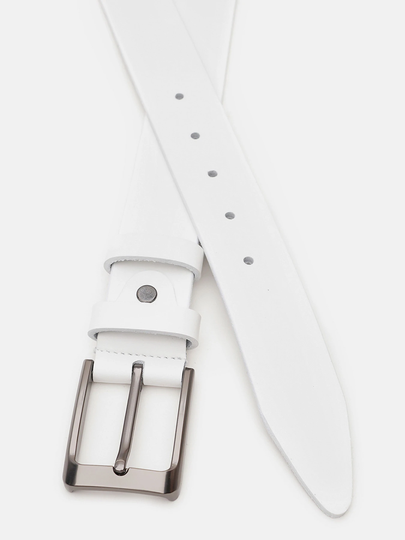 Ремни Borsa Leather модель V1115FX49-white Фото