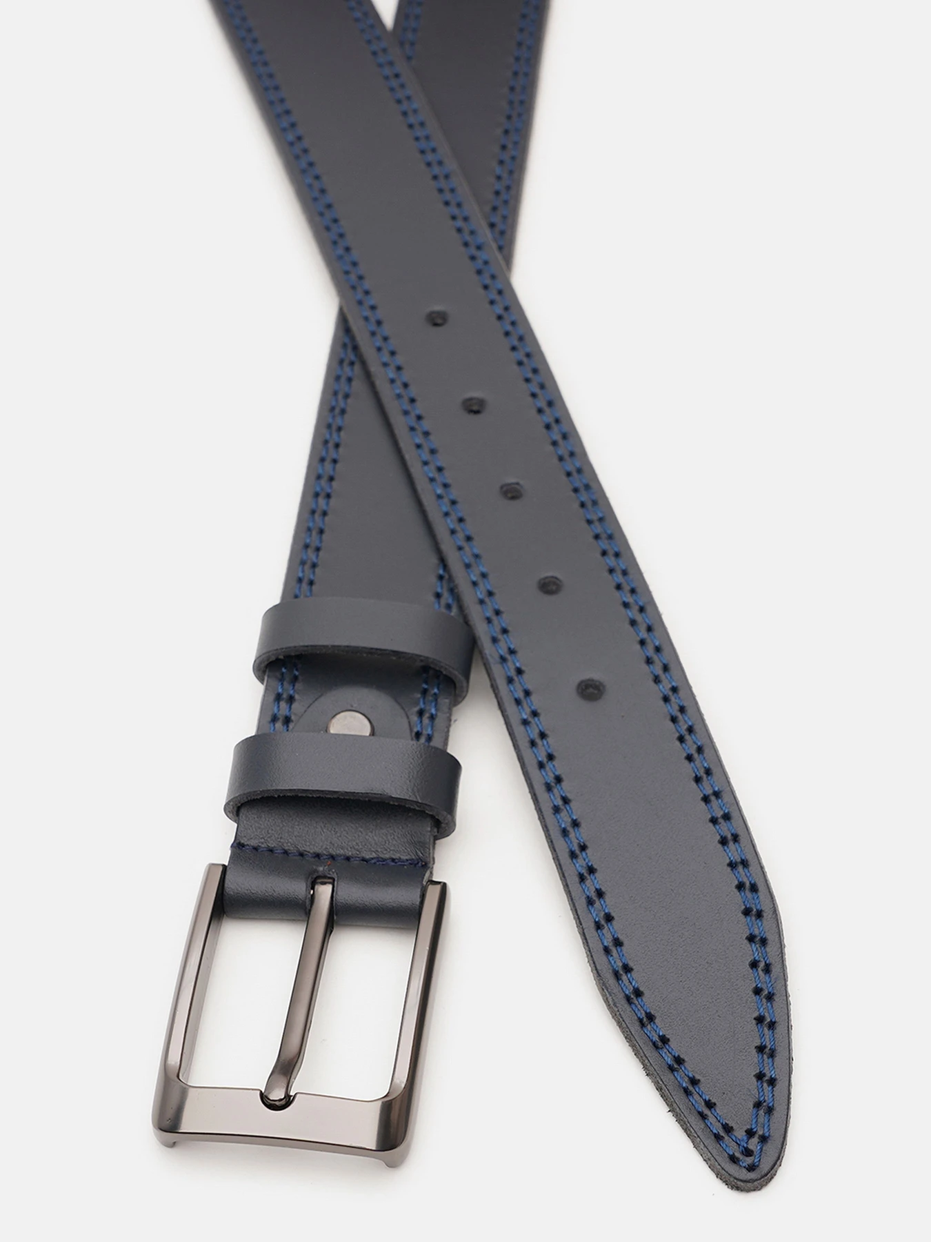 Ремені Borsa Leather модель V1115FX48-navy Фото