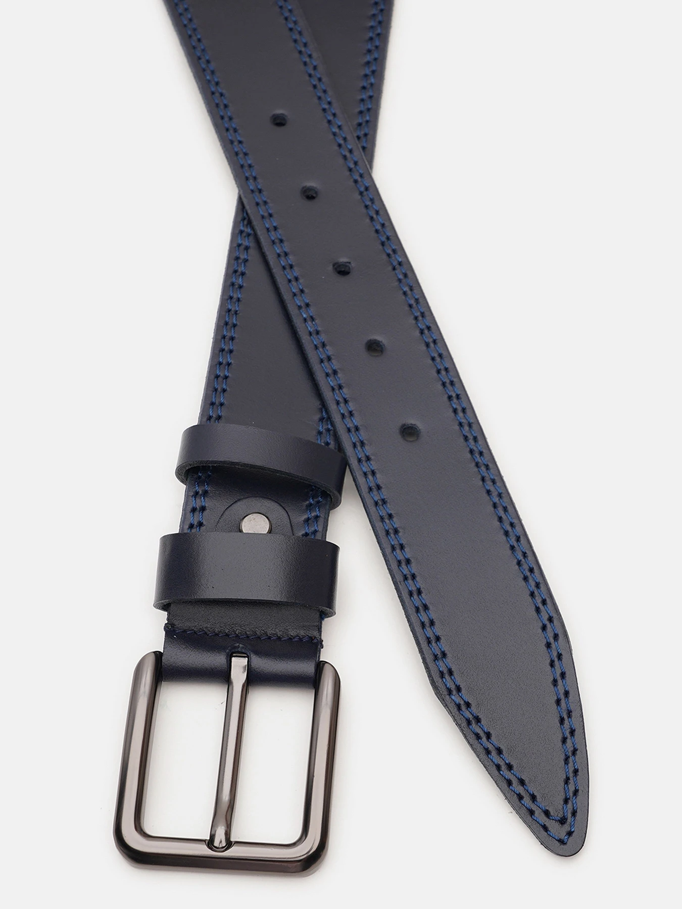 Ремни Borsa Leather модель V1115FX50-navy Фото