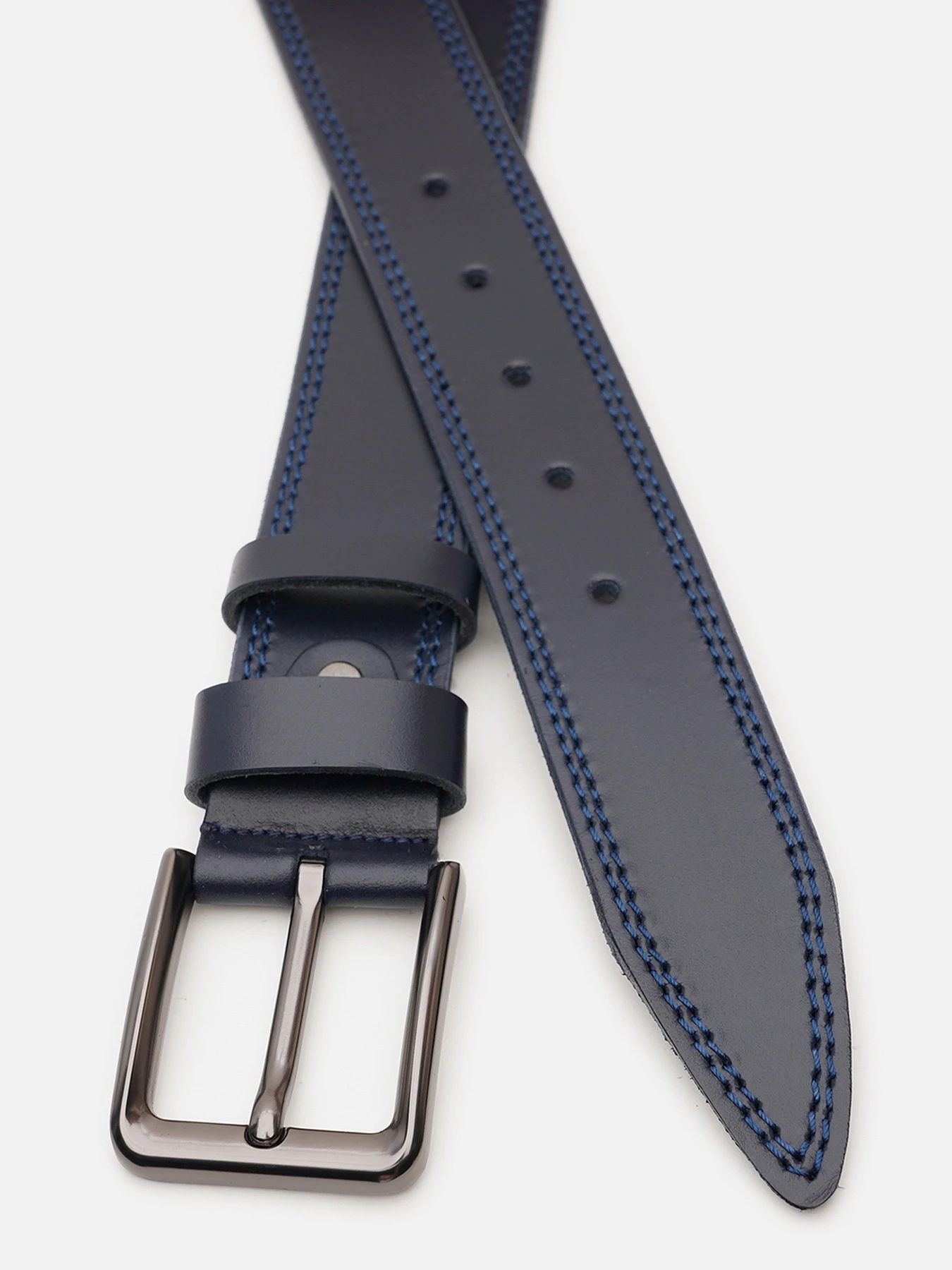 Ремені Borsa Leather модель V1115FX56-navy Фото