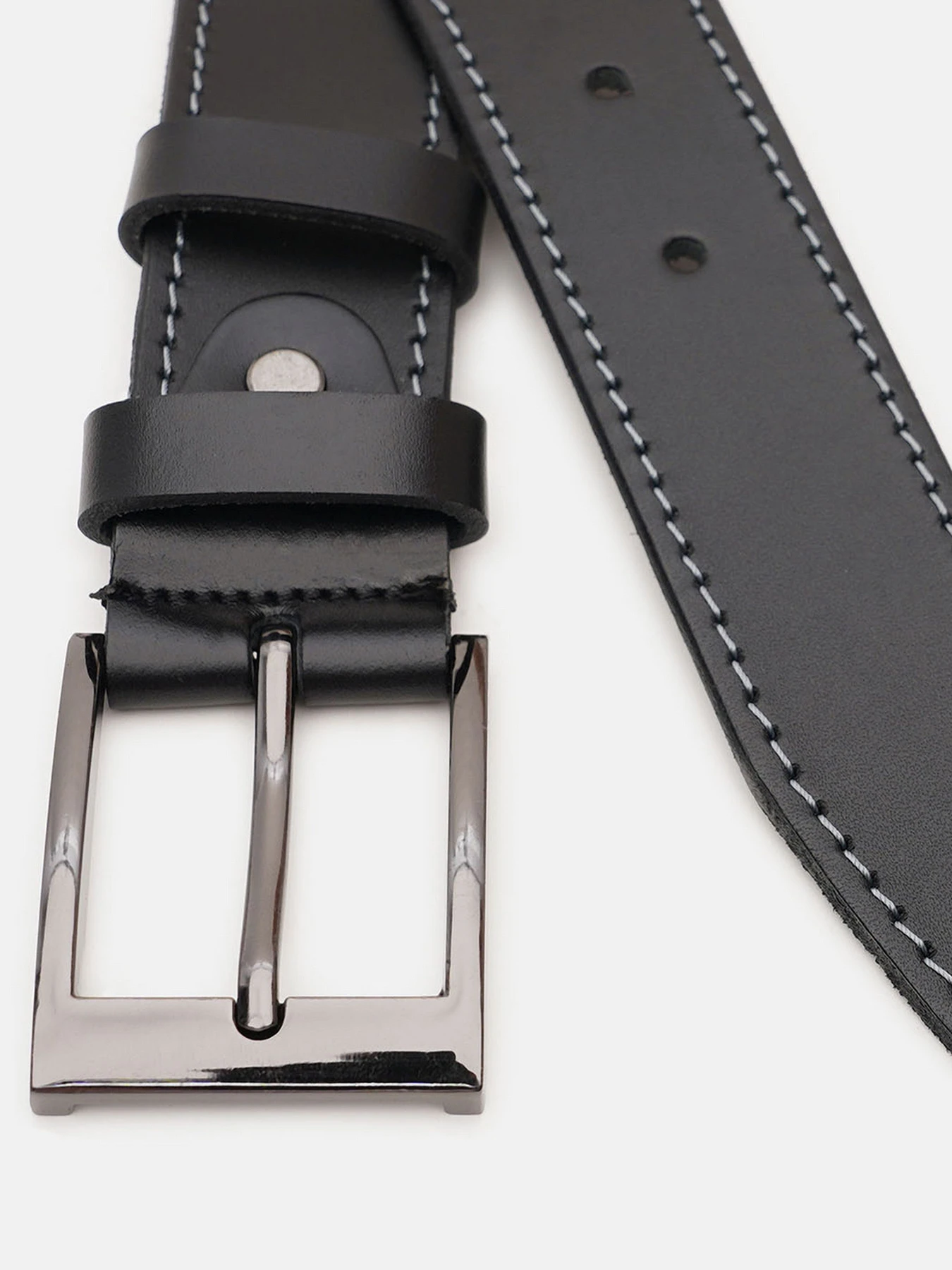 Ремені Borsa Leather модель V1125FX10-black Фото