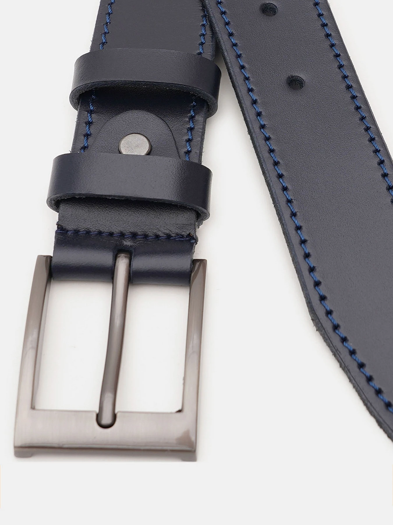 Ремені Borsa Leather модель V1125FX13-navy Фото