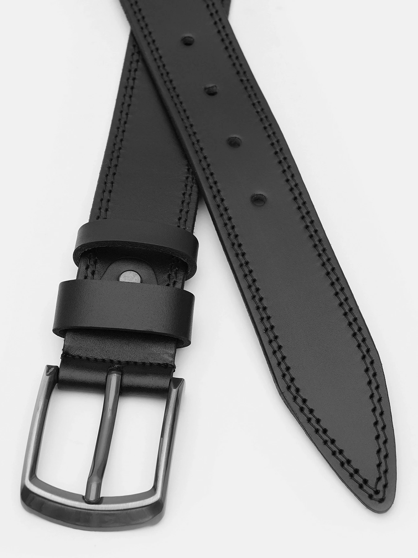Ремені Borsa Leather модель V1125FX20-black Фото