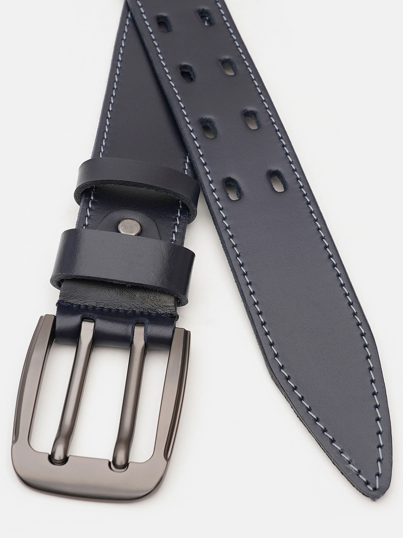 Ремни Borsa Leather модель V1125FX26-navy Фото