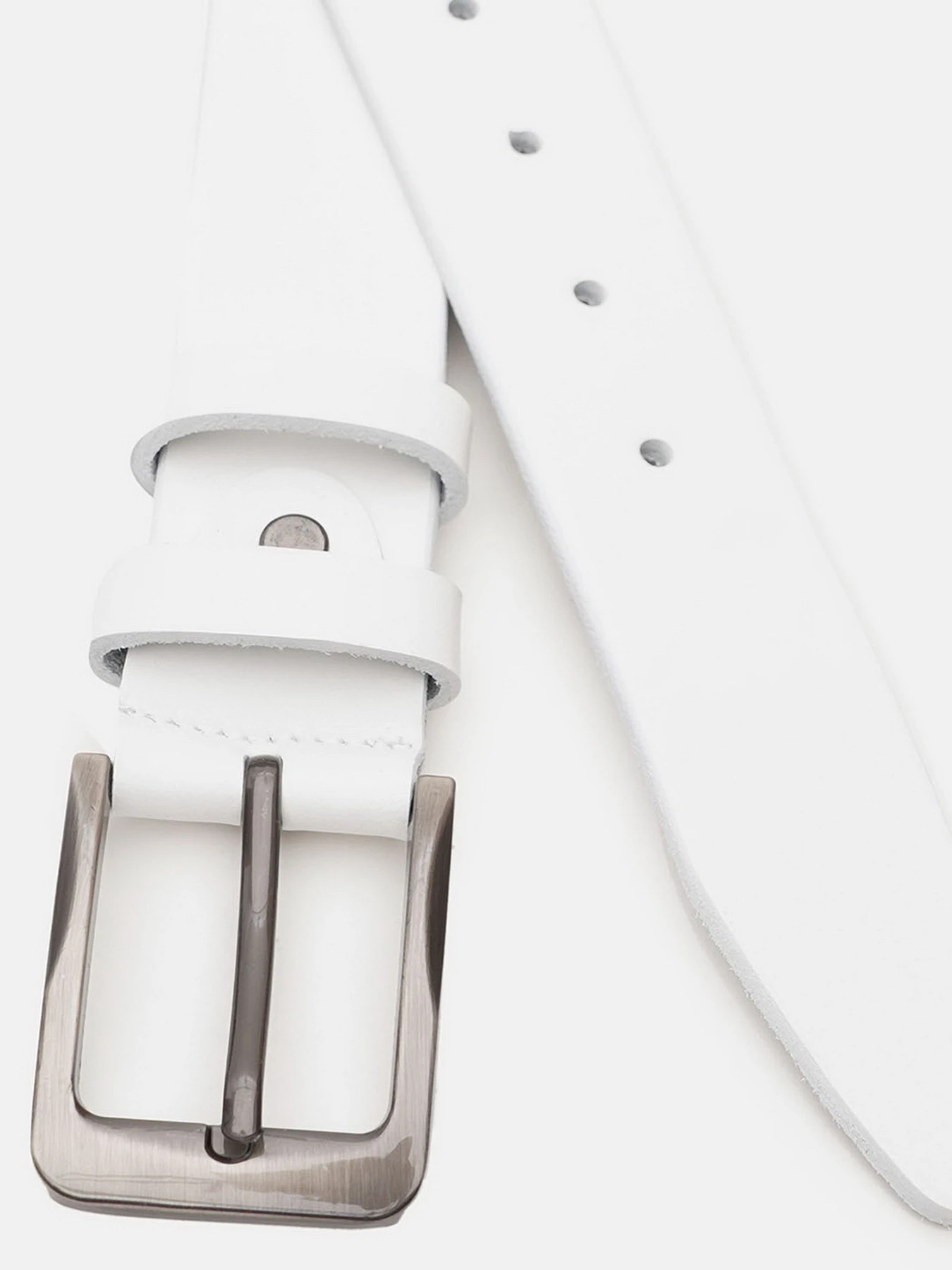 Ремені Borsa Leather модель V1125FX43-white Фото