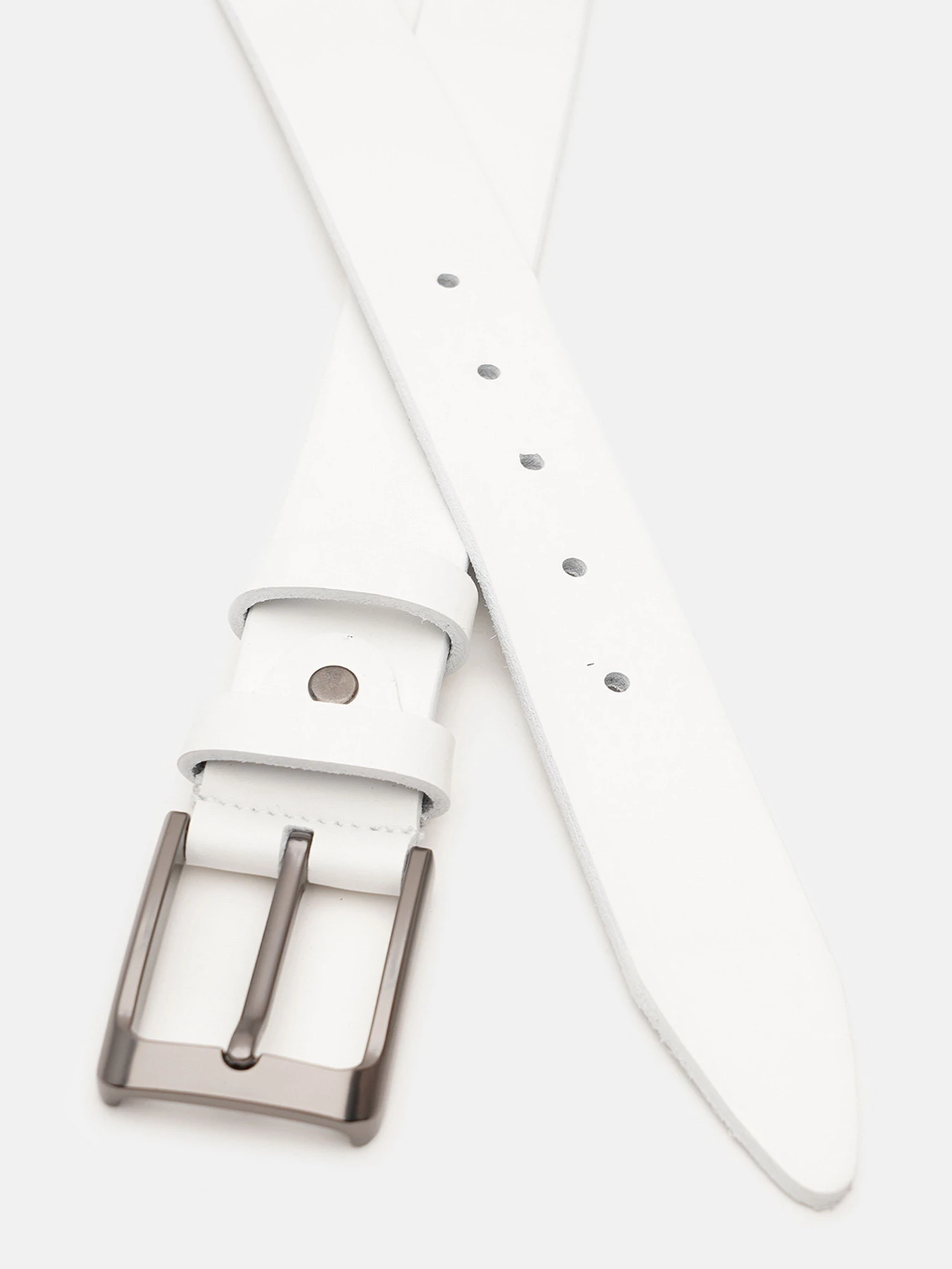 Ремни Borsa Leather модель V1125FX49-white Фото