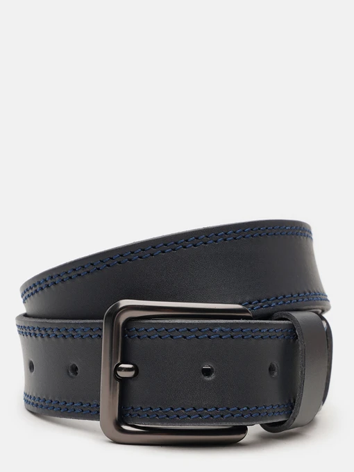 Borsa Leather Ремінь колір синій фото 2