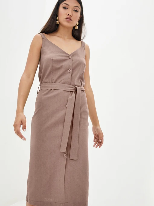 Платья ISSA Plus модель 10831_beige Фото