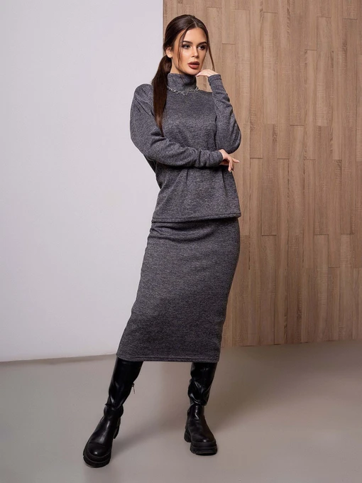 Костюмы ISSA Plus модель 12270_grey Фото