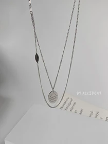 Цепочки ISSA Plus модель AK-68_silver Фото