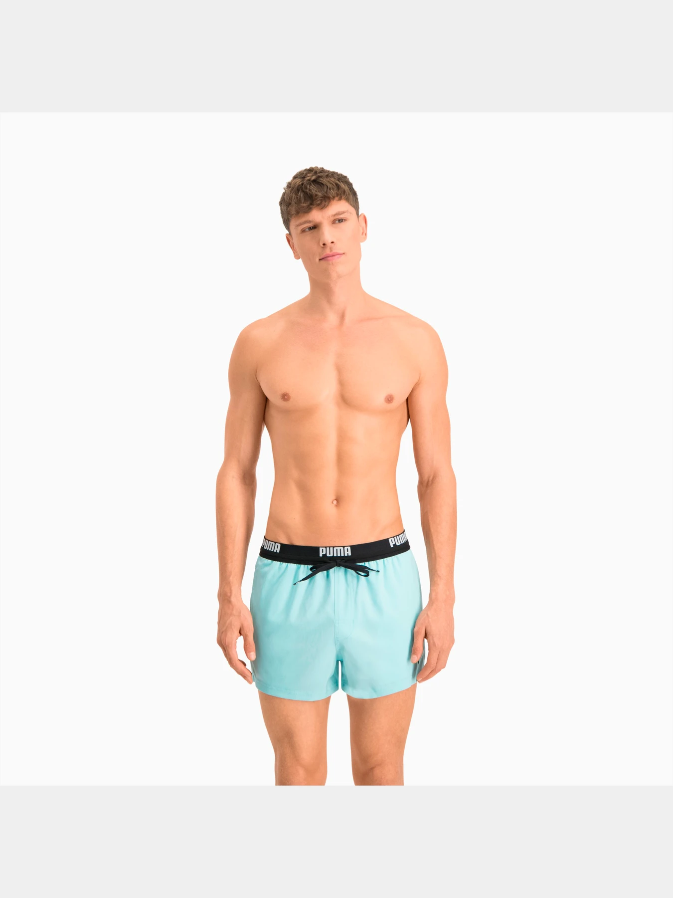Одежда для пляжа PUMA Swim Men Logo Short Len модель 907659 Фото