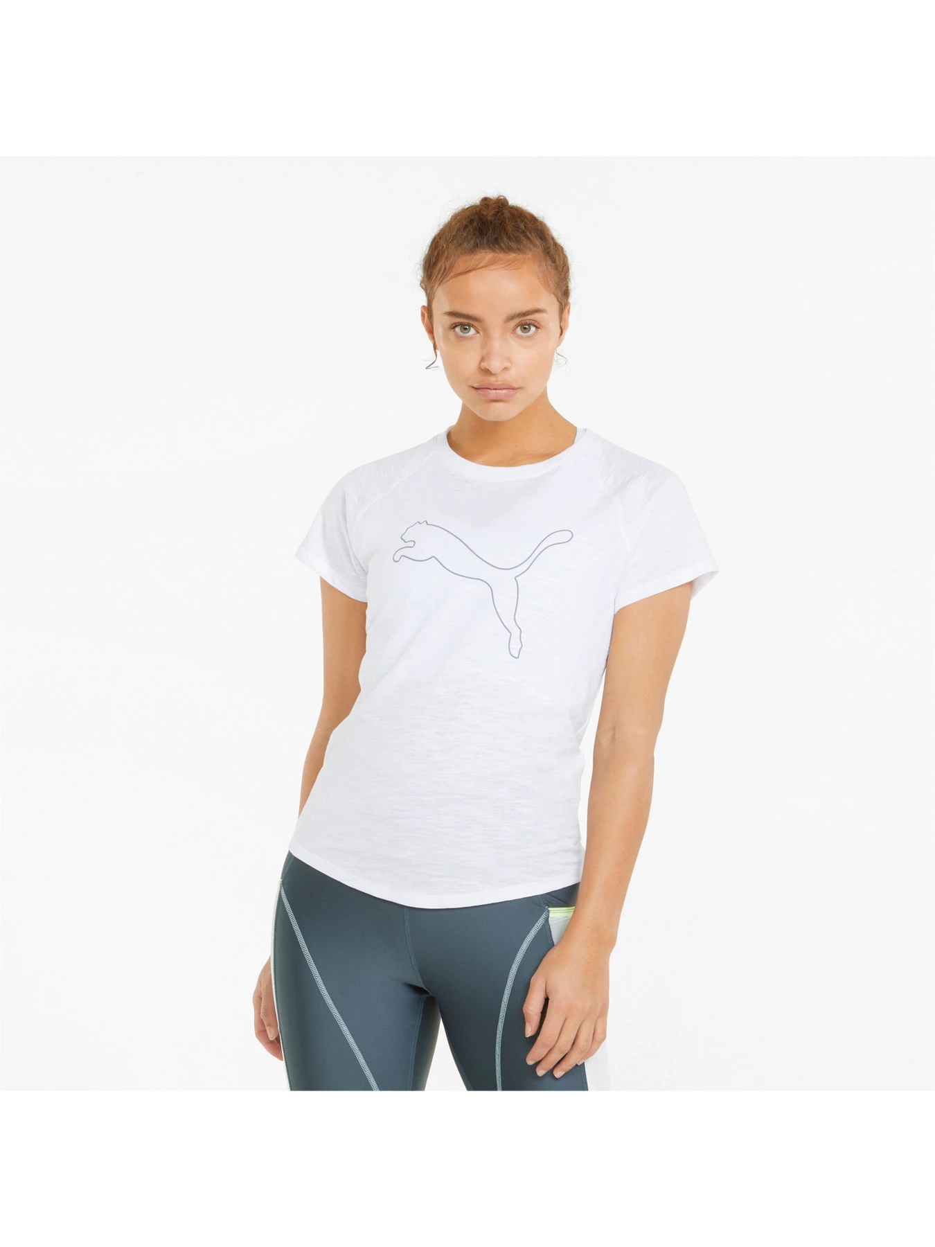 Футболки и поло PUMA Run 5K Logo Ss Tee W модель 521388 Футболки и поло PUMA Run 5K Logo Ss Tee W модель 521388 Фото