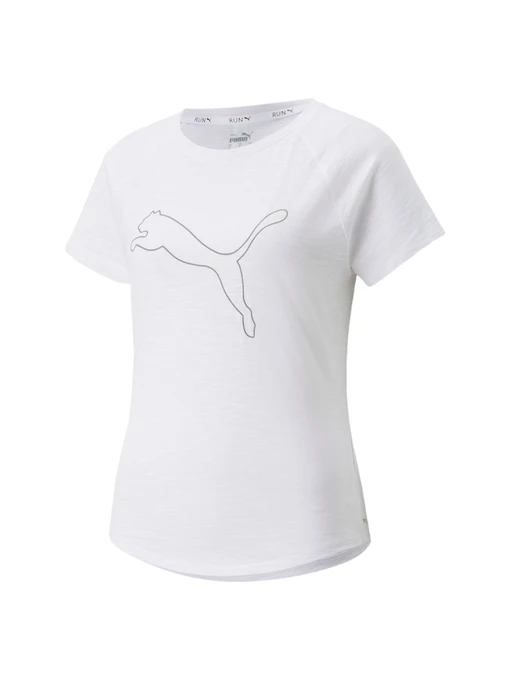 Футболки и поло PUMA Run 5K Logo Ss Tee W модель 521388 Фото