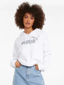 Худи и свитшоты PUMA Ess+ Cropped Metallic Hoodie модель 586891 Фото