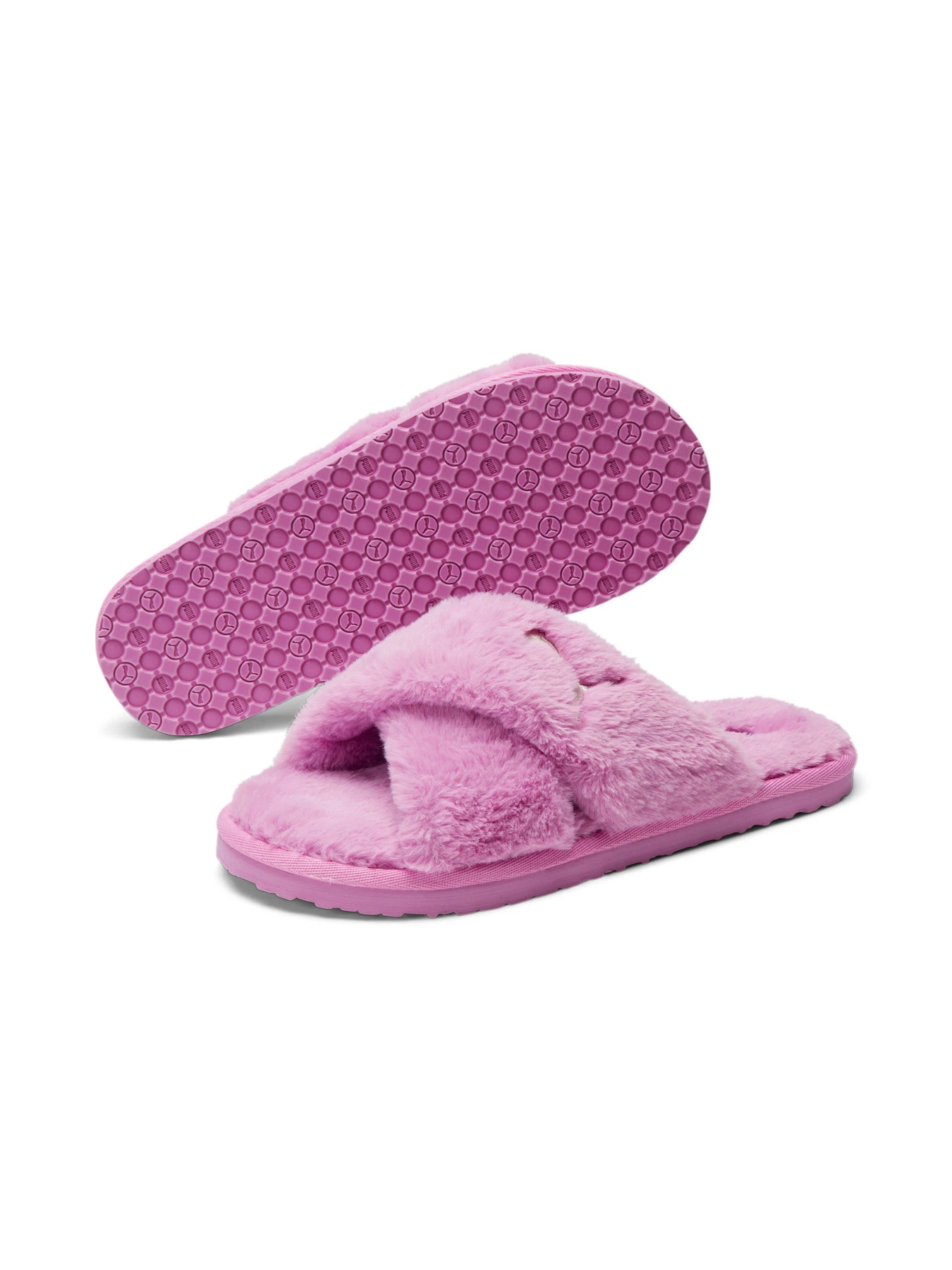 Шлёпанцы PUMA Fluff X Strap модель 384936 Фото