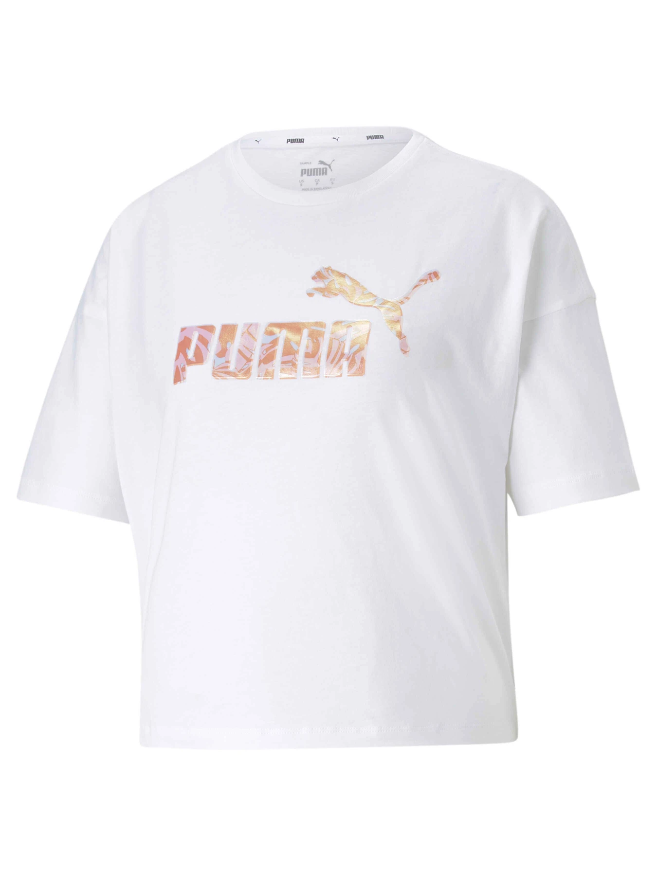 Футболки і поло PUMA Floral Vibes Cropped Tee модель 671594 Футболки і поло PUMA Floral Vibes Cropped Tee модель 671594 Фото