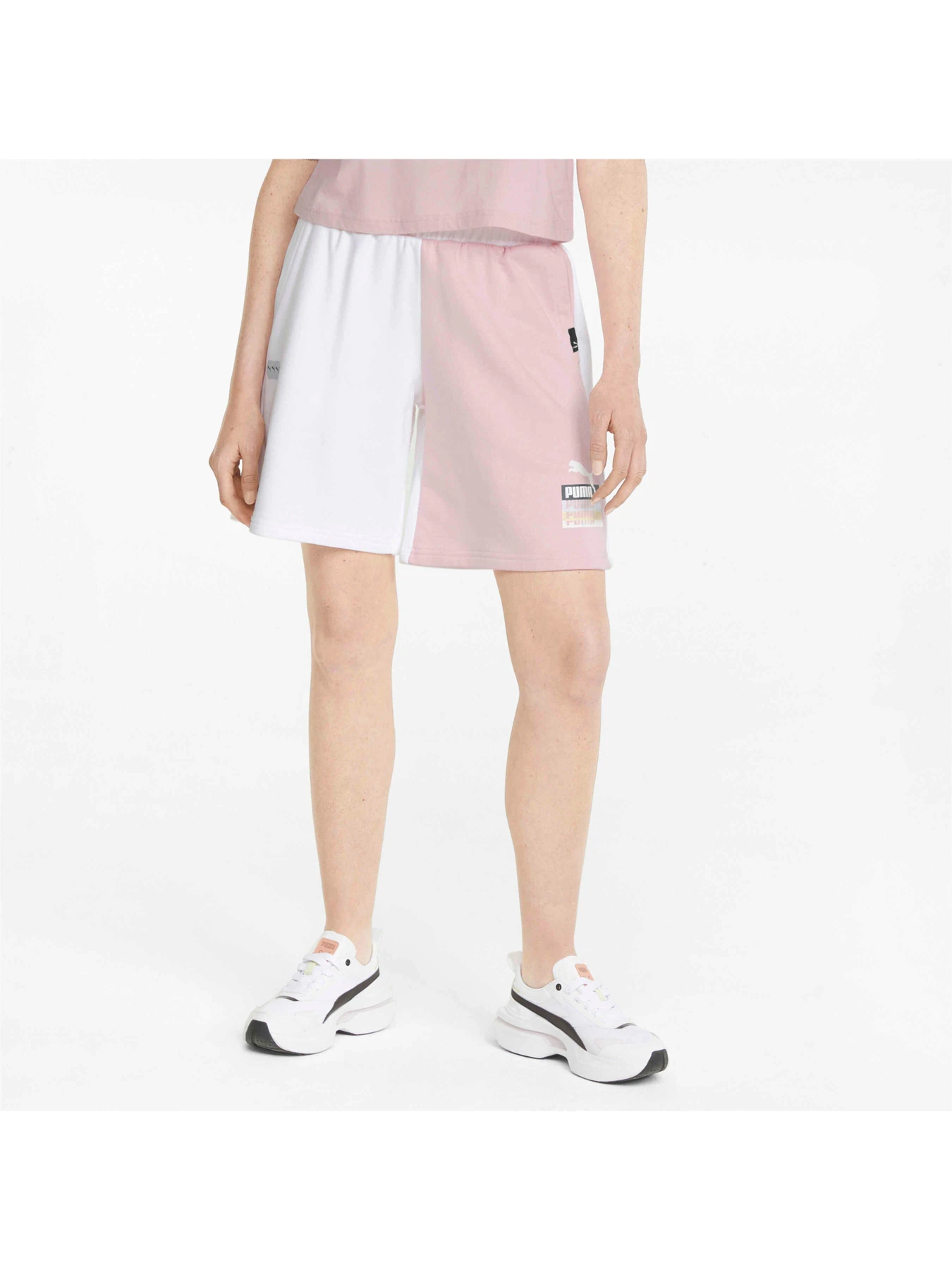 Шорты PUMA Brand Love High Waist Shorts модель 534464 Фото