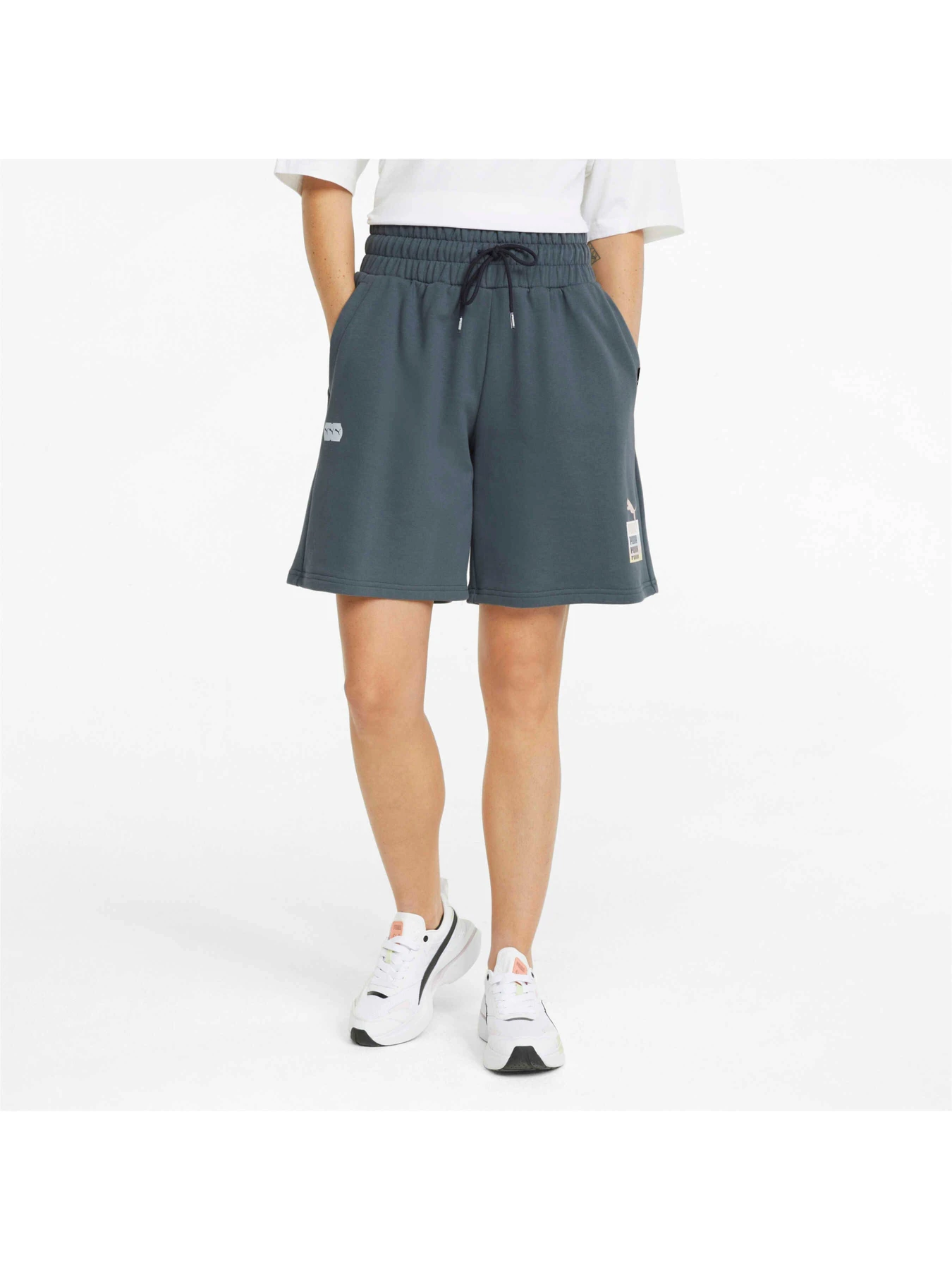 Шорти PUMA Brand Love High Waist Shorts модель 534464 Фото