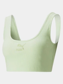 Футболки і поло PUMA Classics Ribbed Crop Top модель 533447 Фото