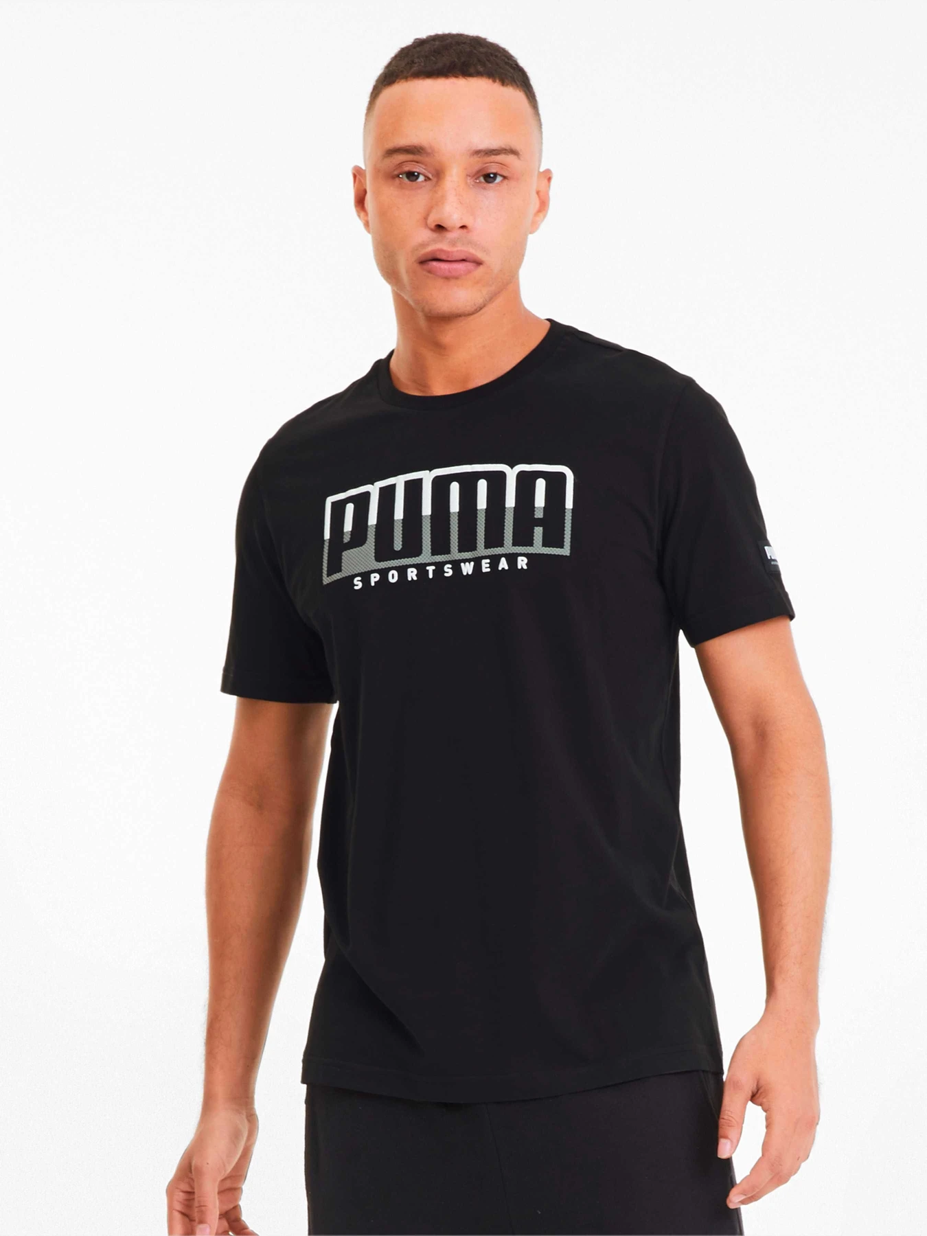 Футболки і поло PUMA Athletics Tee Big Logo модель 581333 Футболки і поло PUMA Athletics Tee Big Logo модель 581333 Фото