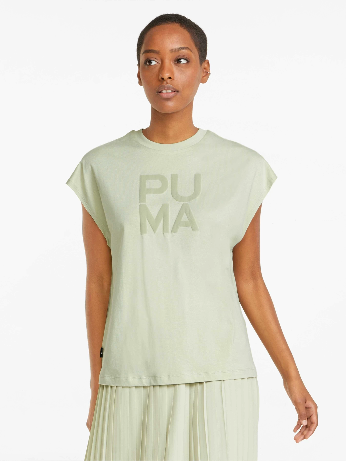 Футболки і поло PUMA Infuse Sleeveless Tee модель 536856 Футболки і поло PUMA Infuse Sleeveless Tee модель 536856 Фото