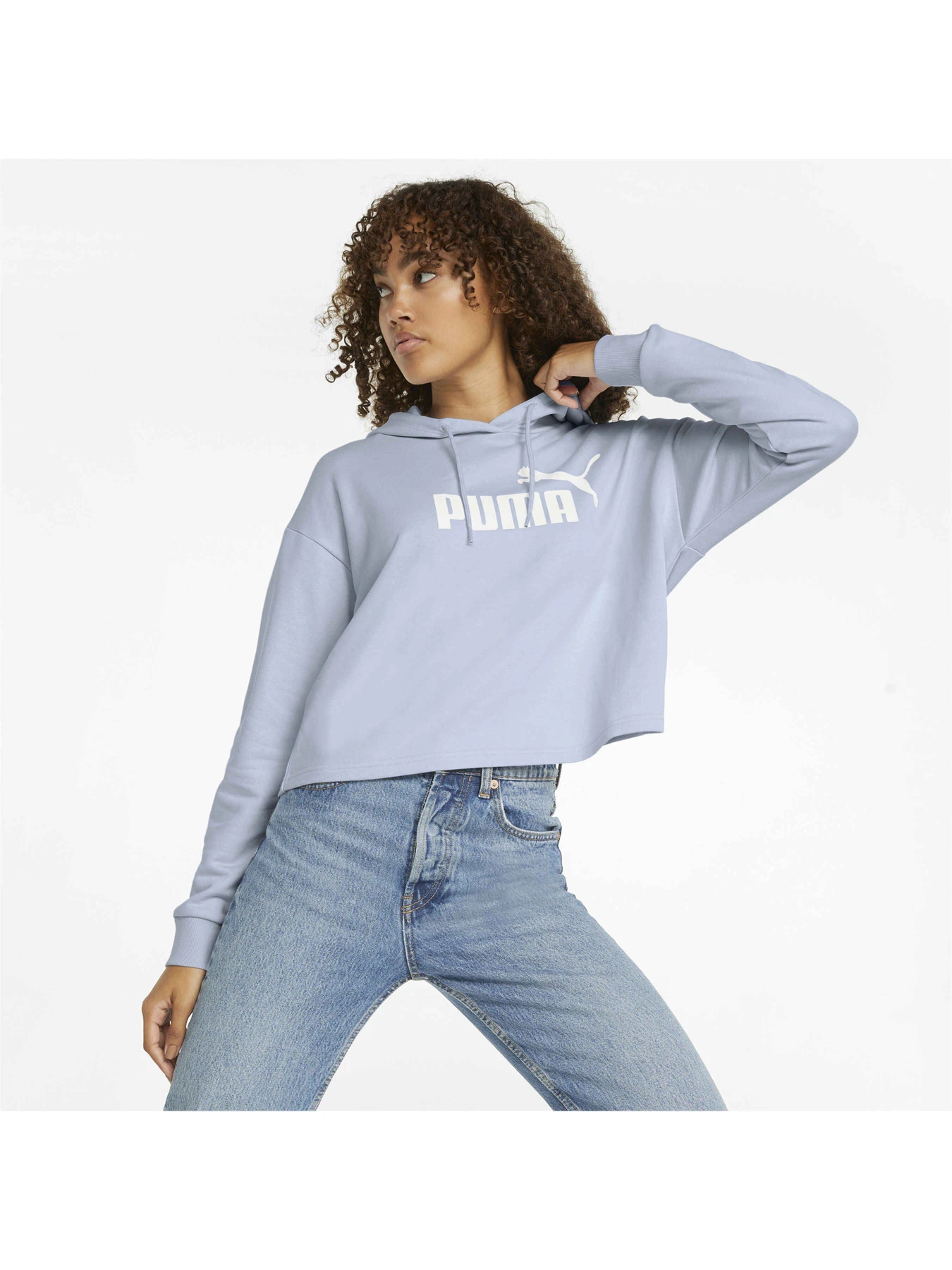 Худи и свитшоты PUMA Ess Cropped Logo Hoodie Tr модель 586870 Худи и свитшоты PUMA Ess Cropped Logo Hoodie Tr модель 586870 Фото