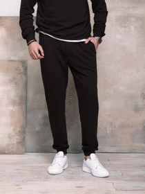 Брюки ISSA Plus модель GN-406_black Фото