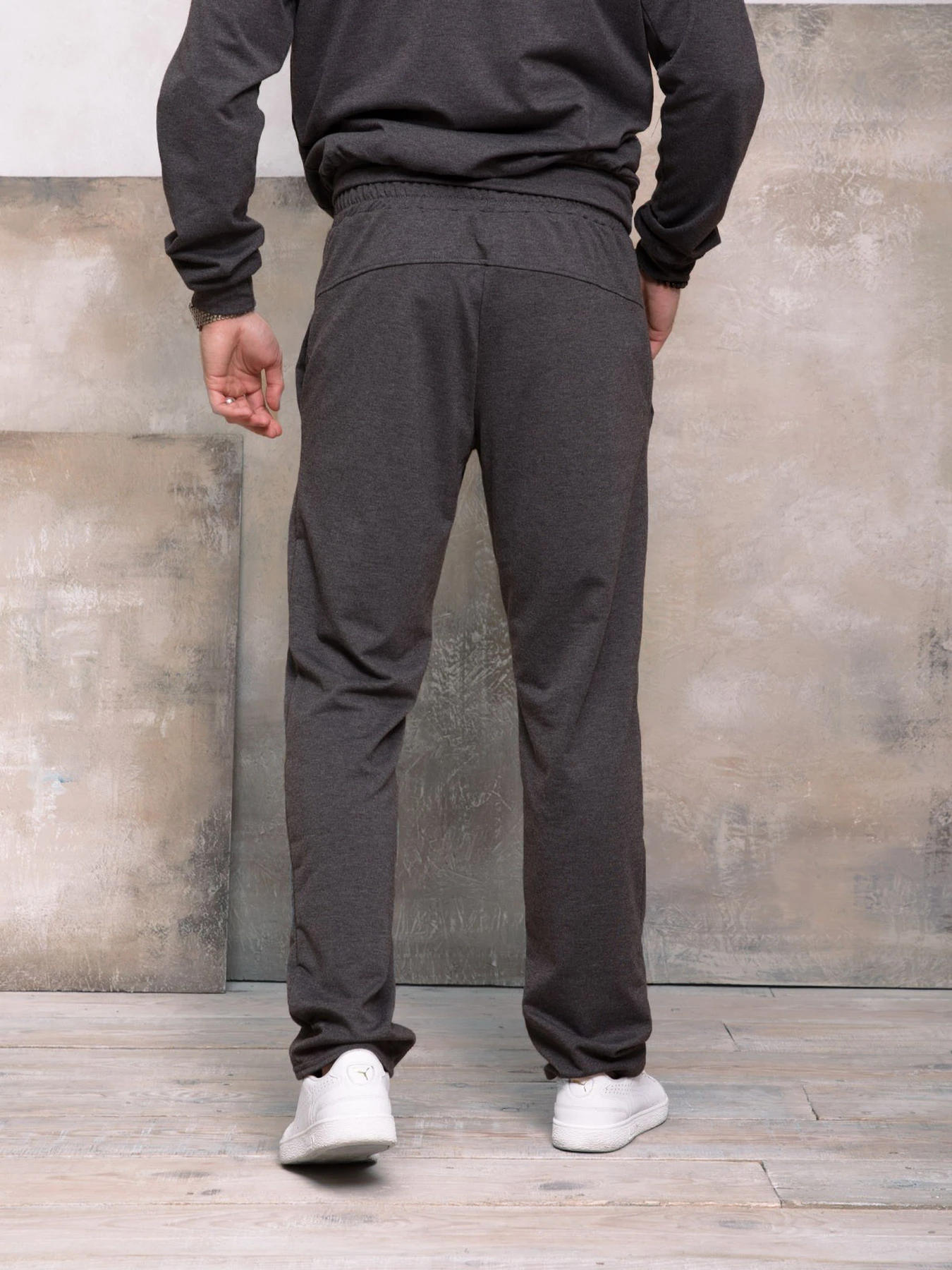 Брюки ISSA Plus модель GN-407_darkgray Фото