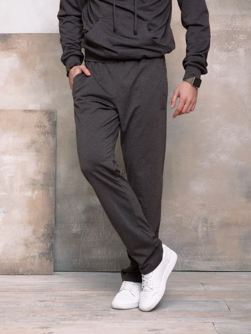 Брюки ISSA Plus модель GN-407_darkgray Фото