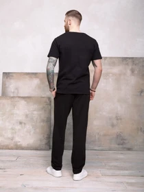 Штани ISSA Plus модель GN-407_black Фото