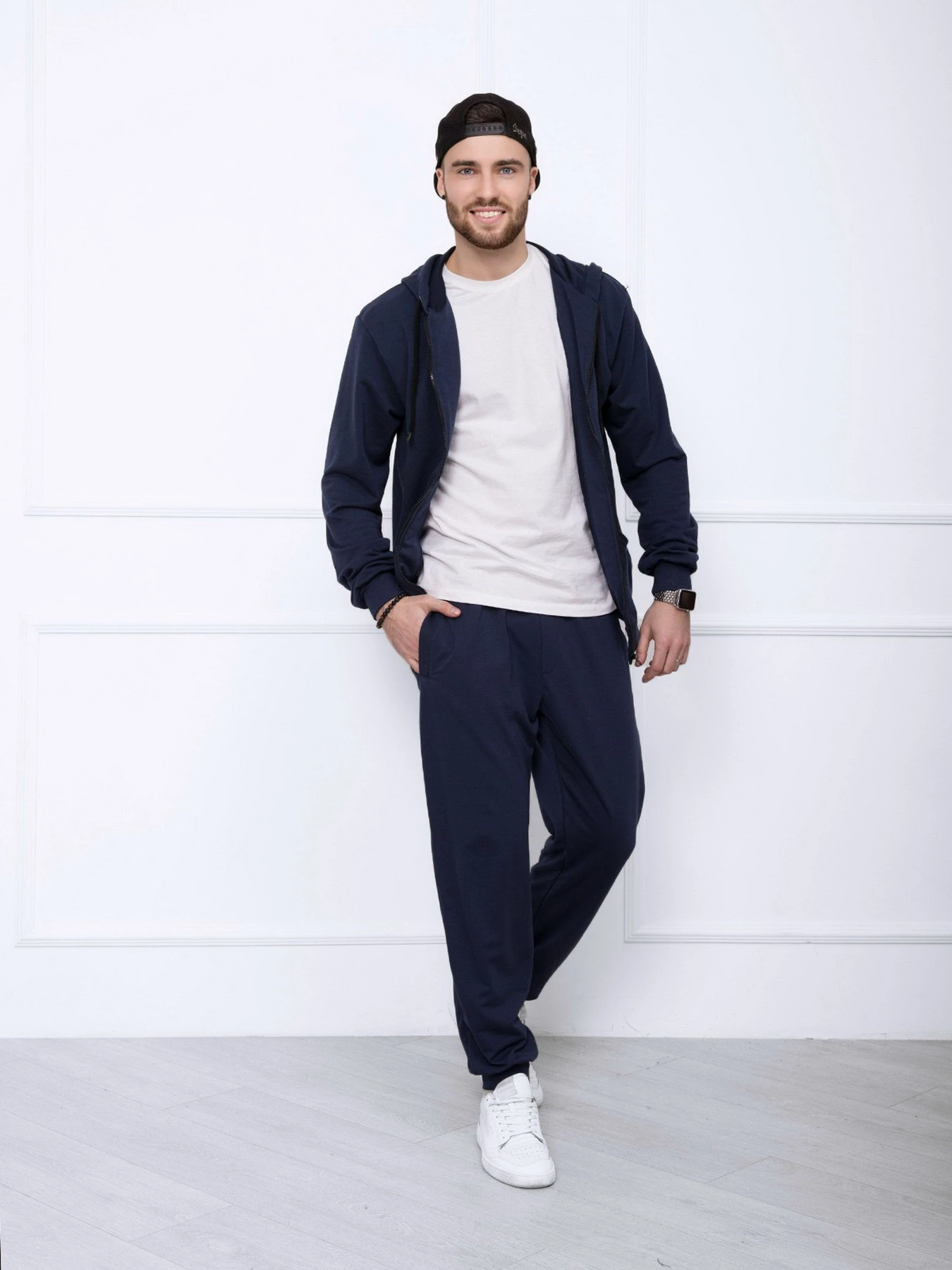 Костюми ISSA Plus модель GN-414_darkblue Фото