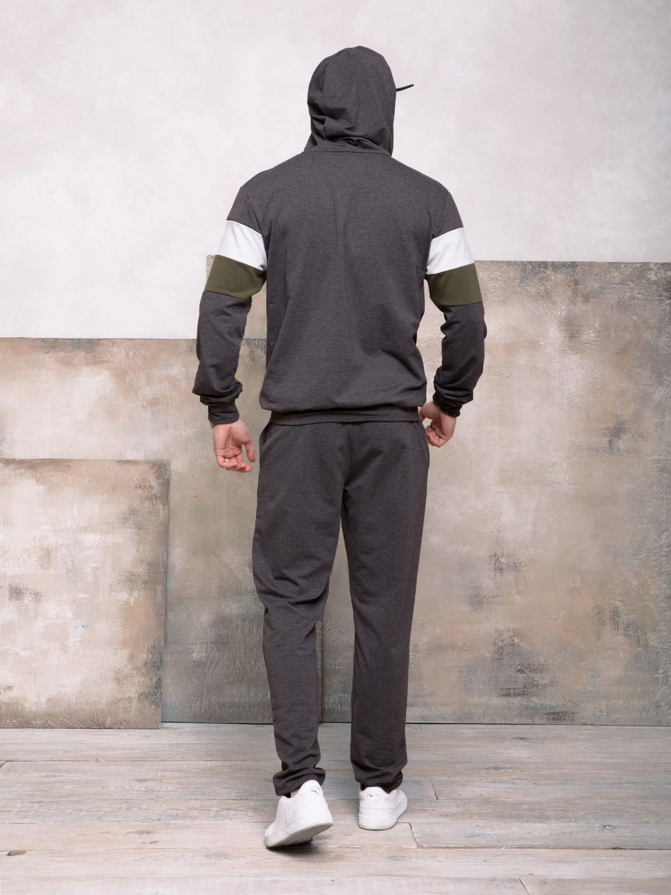 Костюми ISSA Plus модель GN-415_darkgray Костюми ISSA Plus модель GN-415_darkgray Фото