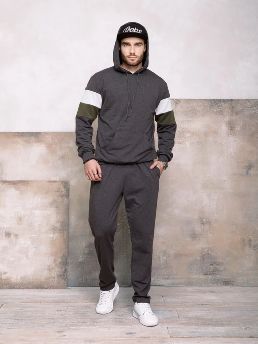 Костюмы ISSA Plus модель GN-415_darkgray Фото