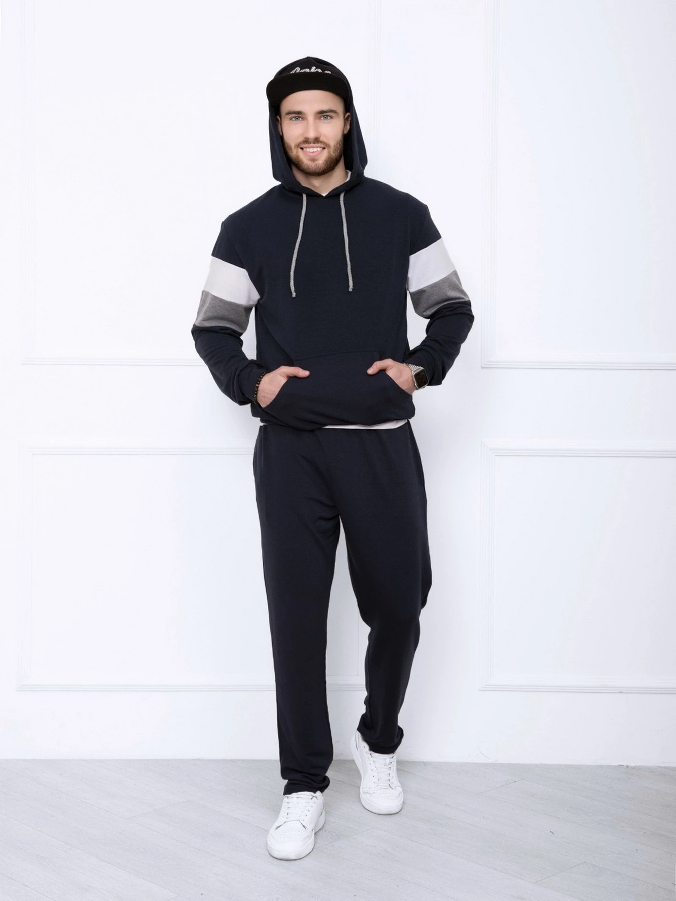 Костюми ISSA Plus модель GN-415_darkblue Костюми ISSA Plus модель GN-415_darkblue Фото